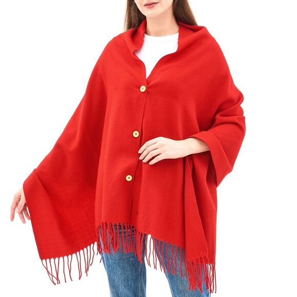 Alpine Swiss Womens Shawl Evening Wrap Pashmina Large Scarf Fringe Cape Poncho - Picture 1 of 7